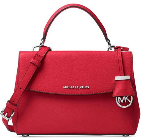 túi xách michael kors màu đỏ leflair